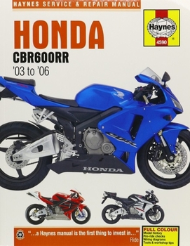 Paperback Honda Cbr600rr, '03-'06 Book