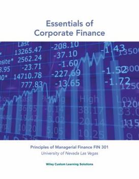 Essentials of Corporate Finance University of Nevada Las Vegas FIN 301