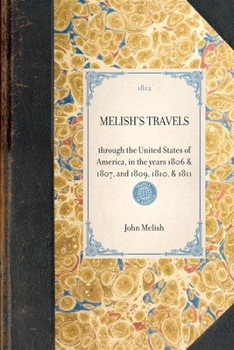 Paperback Melish's Travels Book