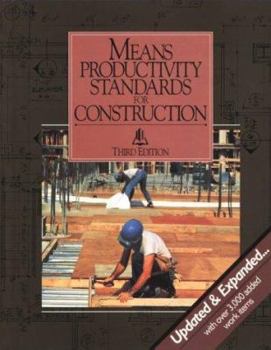 Hardcover Means Productivity Standards for Construction Book