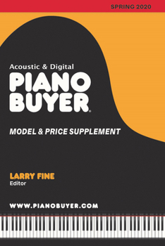 Paperback Piano Buyer Model & Price Supplement / Spring 2020 Book