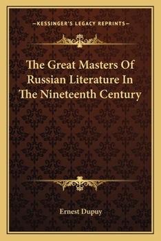 Great Masters of Russian Literature in the 19th Century