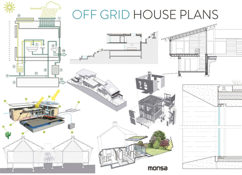 Hardcover Off Grid House Plans Book