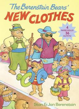 Paperback The Berenstain Bears' New Clothes (Berenstain Bears Punch-out Books) Book