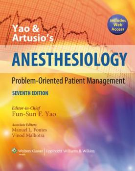 Hardcover Yao & Artusio's Anesthesiology: Problem-Oriented Patient Management Book
