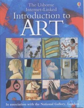 Hardcover The Usborne Internet-Linked Introduction to Art Book