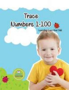 Paperback Trace Numbers 1-100: Ages 3-5, Activity Books for Kids Book