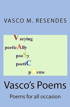 Paperback Vasco's Poems: Poems for all occasion Book