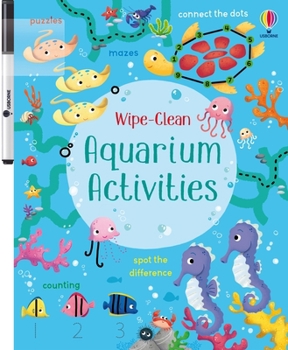 Paperback Wipe-Clean Aquarium Activities Book