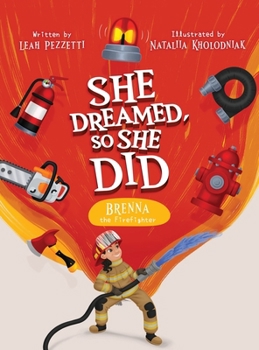 Hardcover Brenna the Firefighter Book