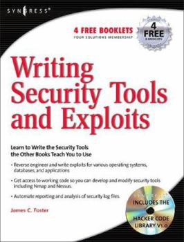 Paperback Writing Security Tools and Exploits Book