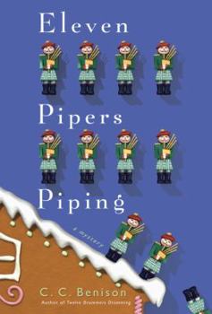 Hardcover Eleven Pipers Piping: A Father Christmas Mystery Book