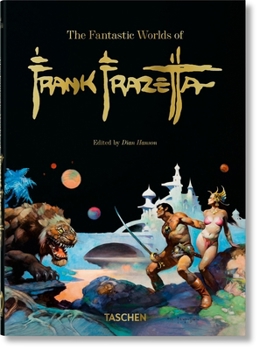 Hardcover The Fantastic Worlds of Frank Frazetta. 40th Ed. Book