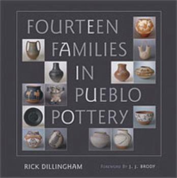 Paperback Fourteen Families in Pueblo Pottery Book