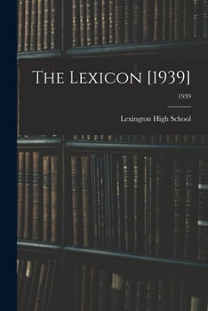 Paperback The Lexicon [1939]; 1939 Book
