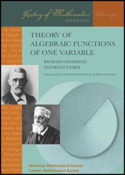 Paperback Theory of Algebraic Functions of One Variable Book