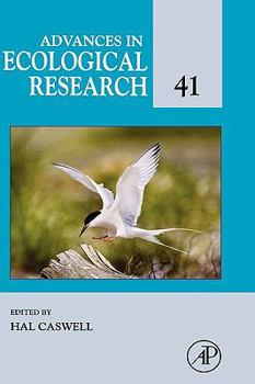 Hardcover Advances in Ecological Research: Volume 41 Book