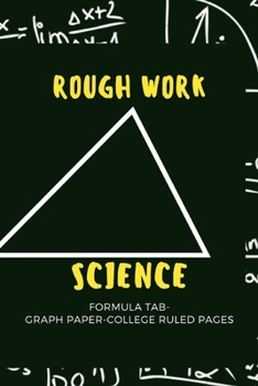 Paperback Rough Work: Science Notebook For Research Work and Assignment Work Book