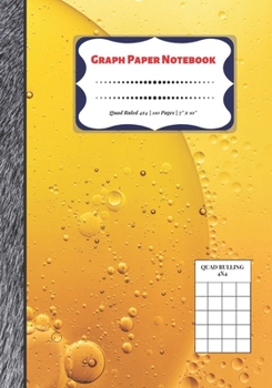 Paperback Graph Paper Notebook: Quad Ruled 4x4 - 110 Pages - 7" x 10" Squared Graphing Paper * Blank Notebook * Grid Paper * Softback ...(Composition Book
