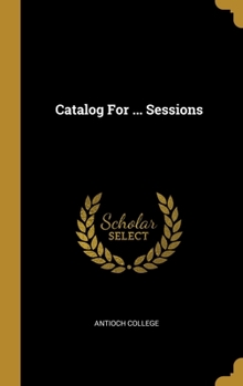 Hardcover Catalog For ... Sessions Book