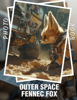 Paperback Outer Space Fennec Fox Photo Book: Explore 40 Stunning Images Featuring Fennec Foxes Against Celestial Backdrops For All Ages Book