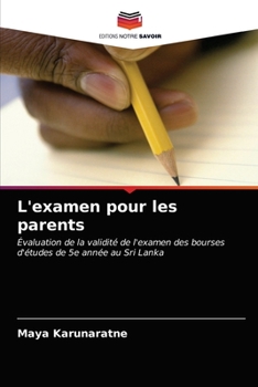 Paperback L'examen pour les parents [French] Book