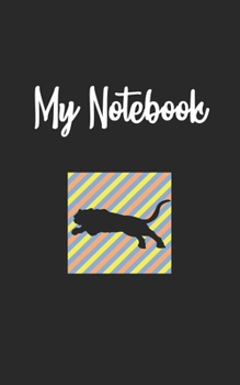 Paperback My Notebook: Tiger Retro And Vintage Style 100 Pages And Lined Book