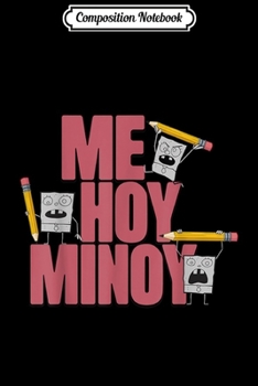 Paperback Composition Notebook: Spongebob Squarepants Doodlebob Me Hoy Minoy Red Text Journal/Notebook Blank Lined Ruled 6x9 100 Pages Book