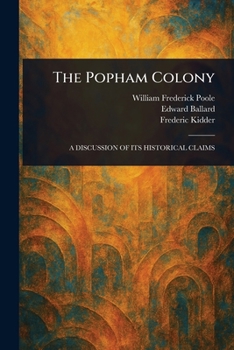 Paperback The Popham Colony Book