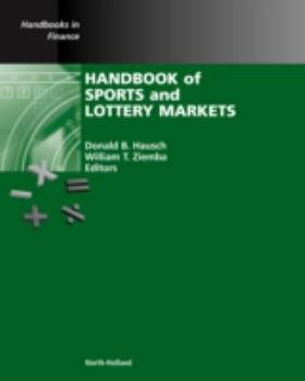 Hardcover Handbook of Sports and Lottery Markets Book