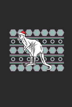 Ugly Christmas Kangaroo: Blank Lined Notebook (6" x 9" - 120 pages) ~ Christmas Themed Notebook for Daily Journal, Diary, and Gift