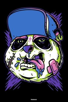 Notebook: Panda Bear Graffiti Journal Funny Gangster Zombie Composition Book Monster Gift