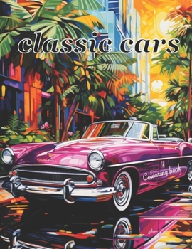 Classic cars: Colouring pages