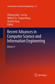 Paperback Recent Advances in Computer Science and Information Engineering: Volume 4 Book