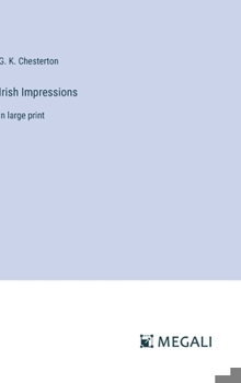 Hardcover Irish Impressions: in large print Book