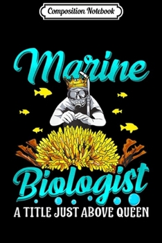 Composition Notebook: Womens Marine Biologist Ocean Scuba Diving Woman Biology Student  Journal/Notebook Blank Lined Ruled 6x9 100 Pages
