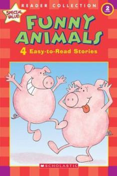 Hardcover Funny Animals: 4 Easy-To-Read Stories Book