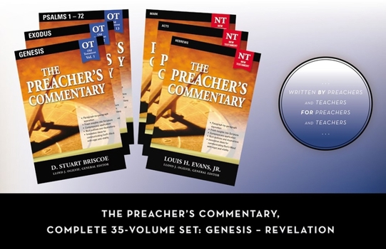 Paperback The Preacher's Commentary, Complete 35-Volume Set: Genesis - Revelation Book