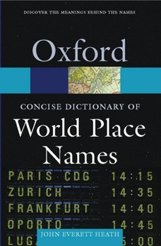 Paperback The Concise Dictionary of World Place-Names Book