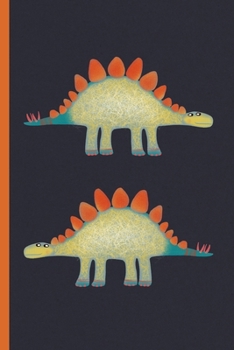 Notes: A Blank Isometric Graph Paper Notebook with Stegosaurus Dinosaur Cover Art
