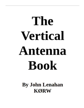 Paperback The Vertical Antenna Book