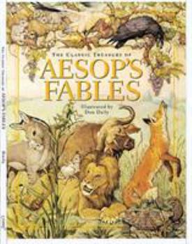 Hardcover The Classic Treasury of Aesop's Fables Book