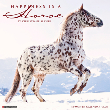 Calendar Happiness Is a Horse 2021 Wall Calendar Book