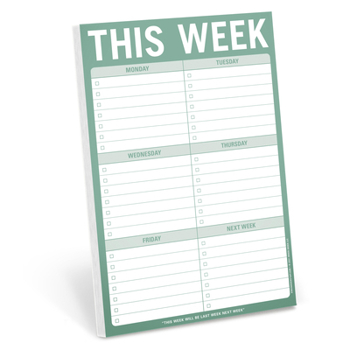 Misc. This Week Pad (Sage Green) Book