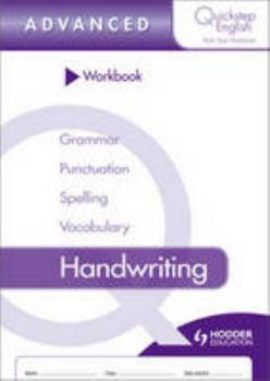 Paperback Quickstep English Workbook Handwriting Advanced Stage Book