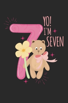 Paperback Yo! I am seven: diary, notebook, book 100 lined pages in softcover for everything you want to write down and not forget Book