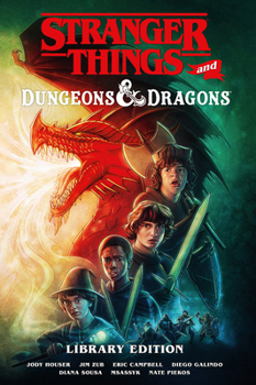 Hardcover Stranger Things and Dungeons & Dragons Library Edition Book