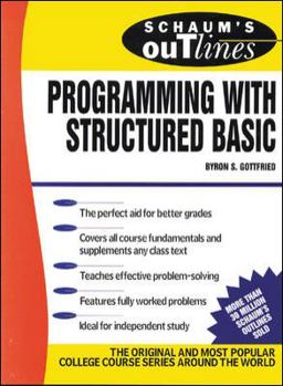 Paperback Schaum's Outline of Programming with Structured Basic Book