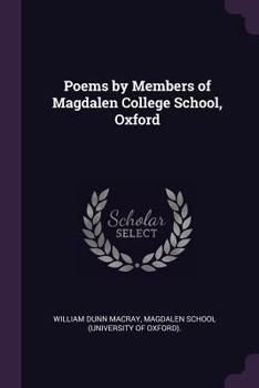 Paperback Poems by Members of Magdalen College School, Oxford Book