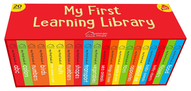 Hardcover My First Complete Learning Library: Boxset of 20 Board Books Gift Set for Kids Book